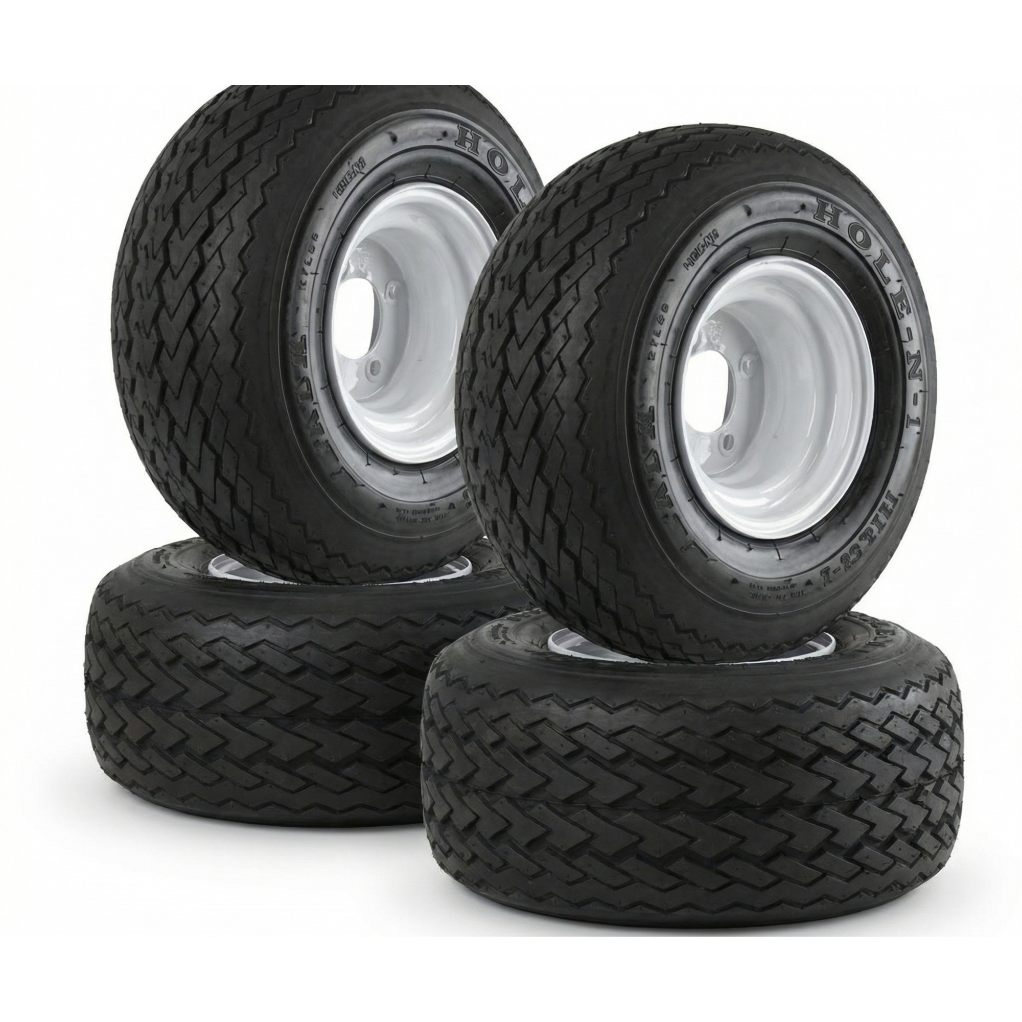 Kenda, Golf Cart Wheel & Tire 18X8.50-8 (4 Pack), Tire Diameter 18.5 in, Model# 858GK4W4SWI-4PK